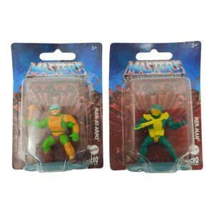 Masters Of The Universe Man At Arms Mer-Man Micro Collection Mattel Lot Of 2 NEW
